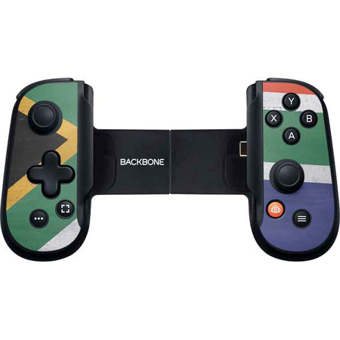 South Africa Flag Distressed Backbone One for iPhone Game Controller Skin